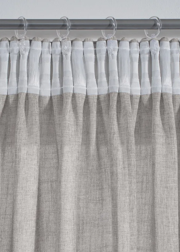 Tenda semitrasparente effetto lino (pacco da 1), bonprix