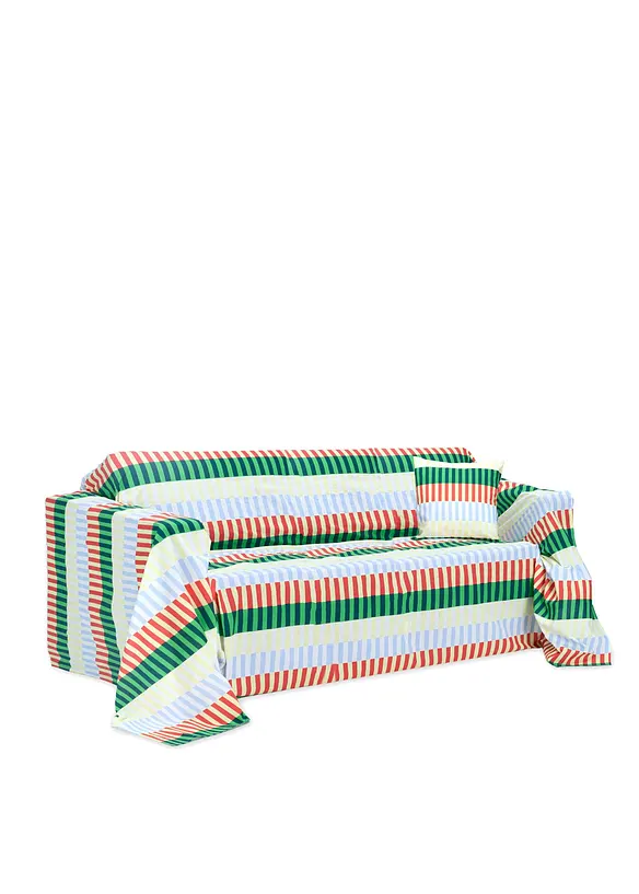 Telo copridivano a righe colorate, bonprix