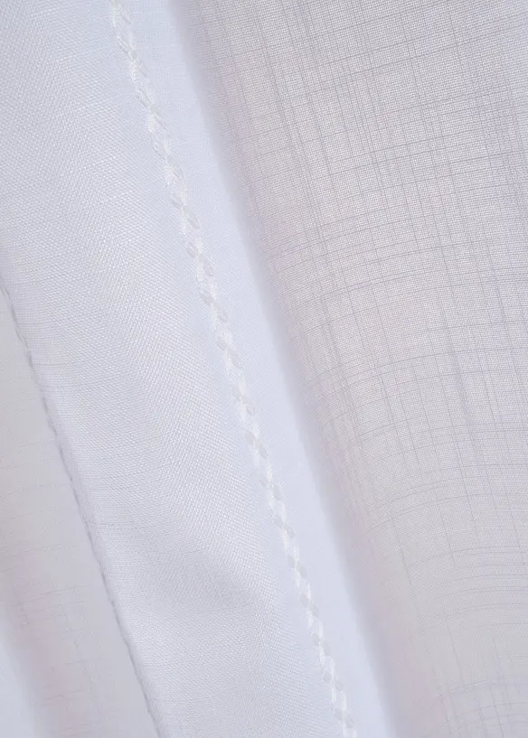 Tenda semitrasparente con ricamo a righe (pacco da 1), bonprix