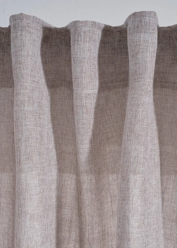 Tenda semitrasparente effetto lino (pacco da 1), bonprix