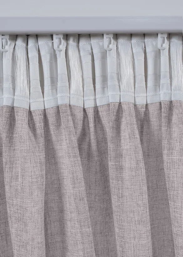 Tenda semitrasparente effetto lino (pacco da 1), bonprix