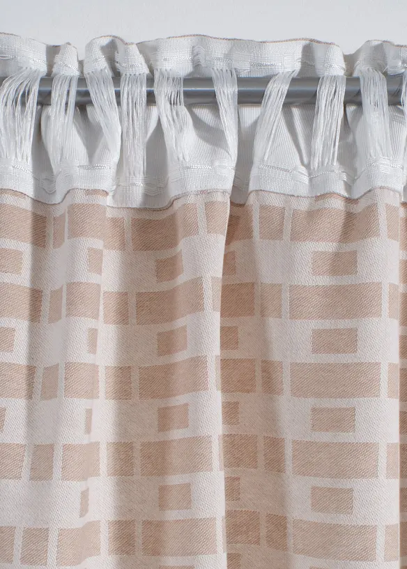 Tenda jacquard in cotone biologico (pacco da 1), bonprix