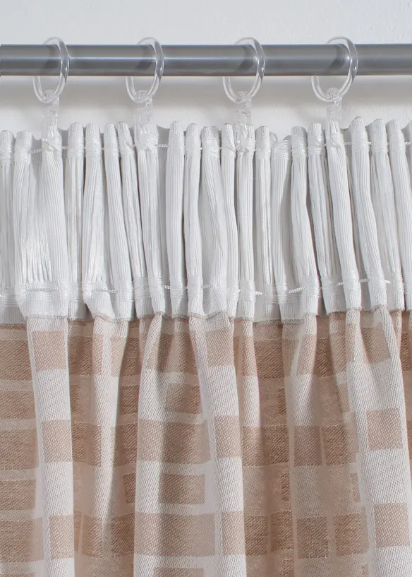 Tenda jacquard in cotone biologico (pacco da 1), bonprix