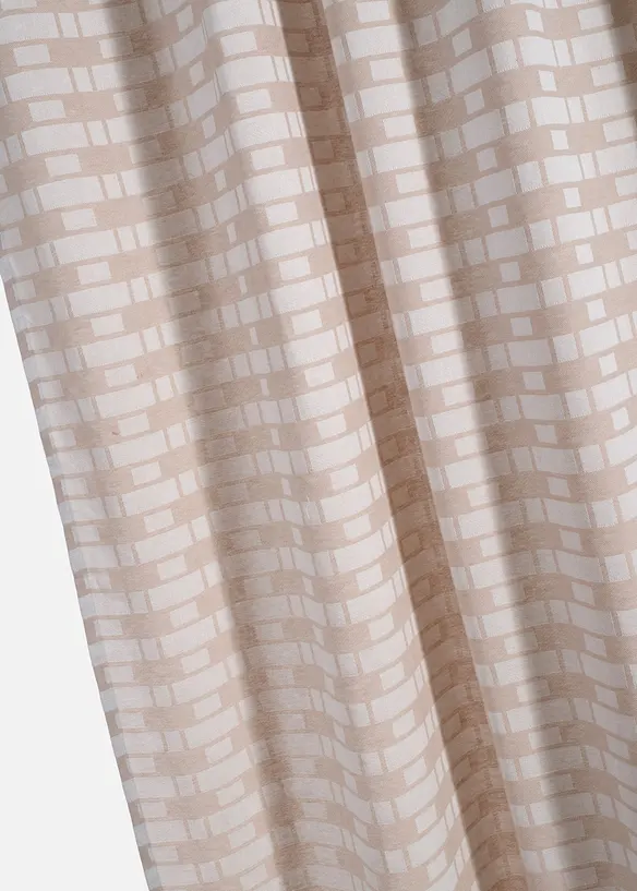 Tenda jacquard in cotone biologico (pacco da 1), bonprix