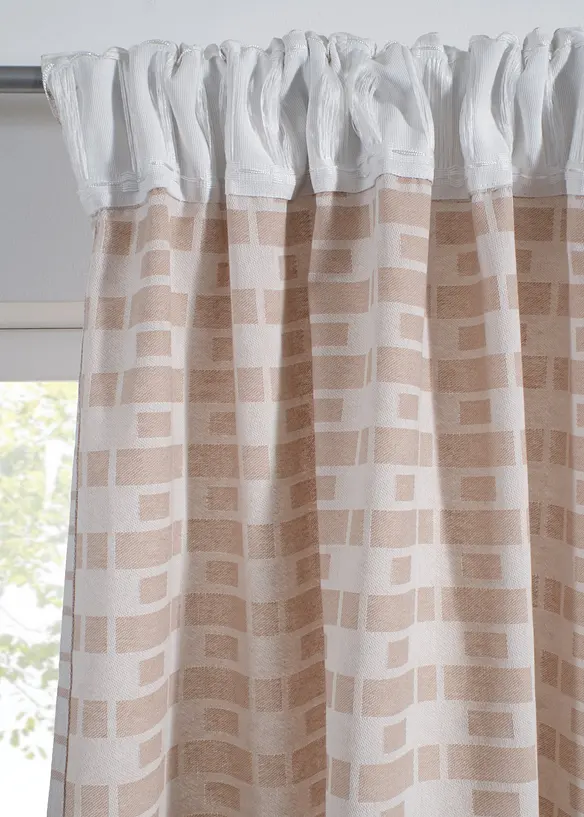 Tenda jacquard in cotone biologico (pacco da 1), bonprix