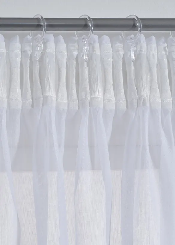 Tenda trasparente finemente strutturata in varie misure (pacco da 1), bonprix