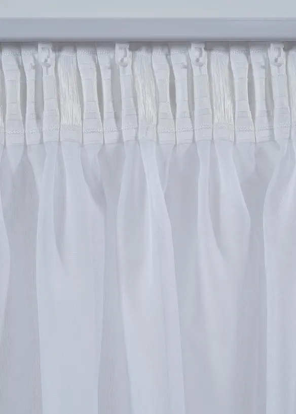 Tenda trasparente finemente strutturata in varie misure (pacco da 1), bonprix