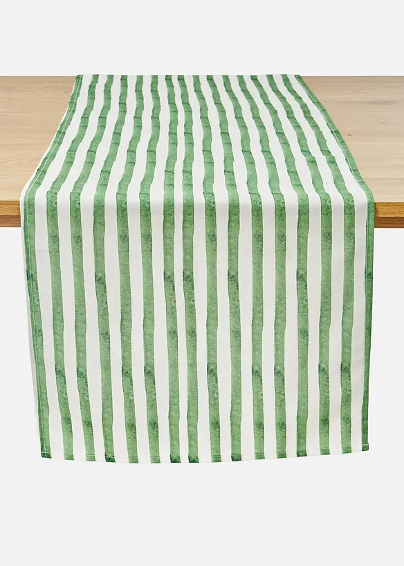 Runner tavolo a righe, idrorepellente, bonprix