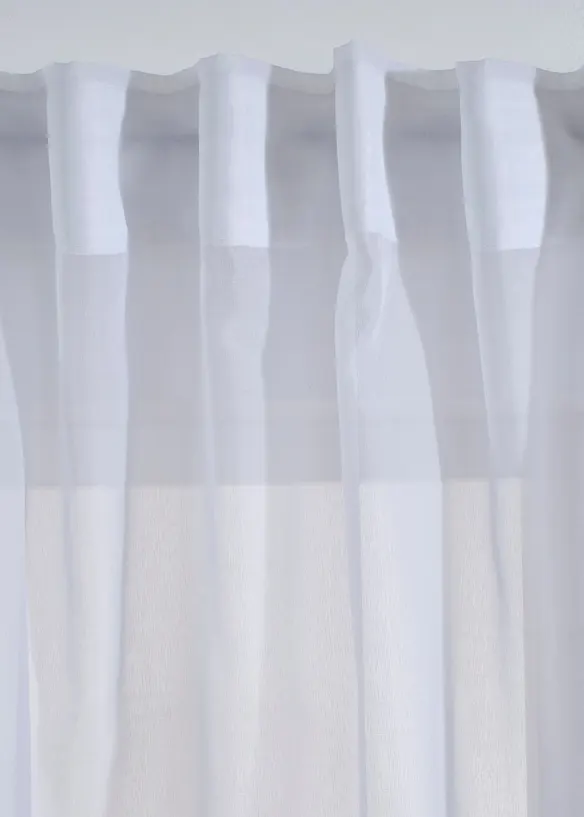 Tenda trasparente finemente strutturata in varie misure (pacco da 1), bonprix