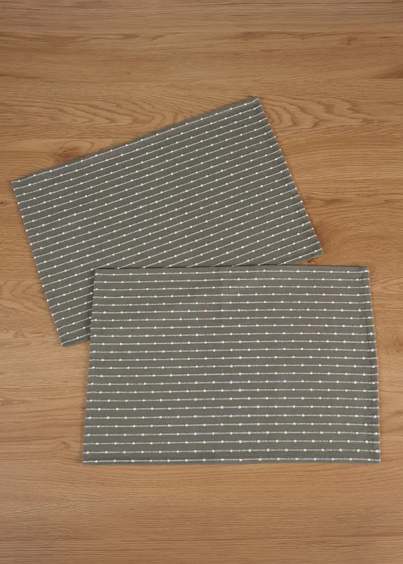 Tovagliette americane in cotone biologico (pacco da 2), bonprix