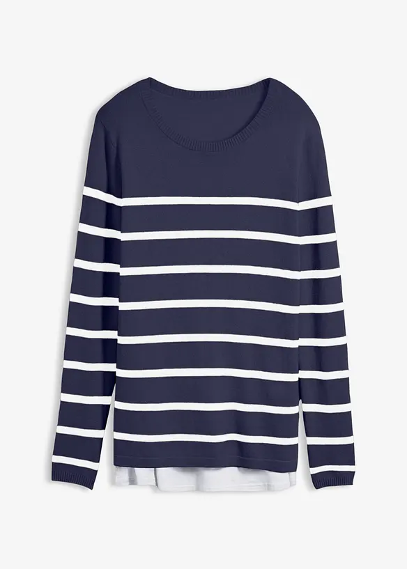 Maglione pr&eacute;maman / da allattamento leggero 2 in 1, bonprix