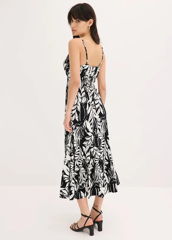 Abito con spalline in misto viscosa morbido, bonprix