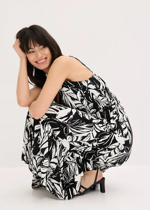 Abito con spalline in misto viscosa morbido, bonprix