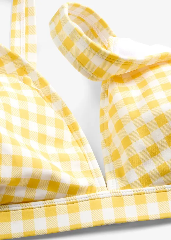 Reggiseno per bikini a quadretti, bonprix