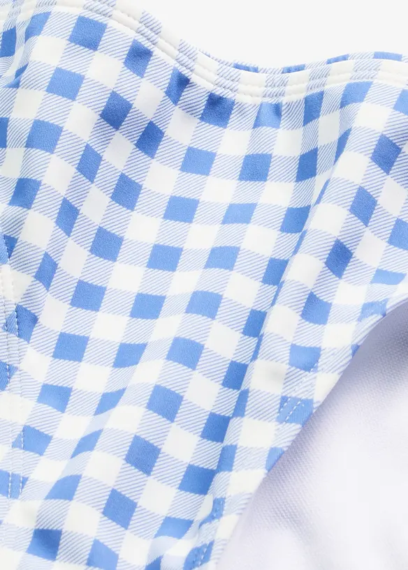 Slip per bikini a quadretti, bonprix