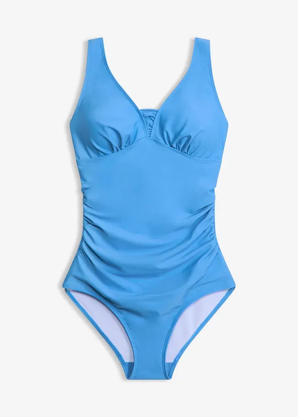 Costume intero con effetto modellante medio e spalline larghe, bonprix