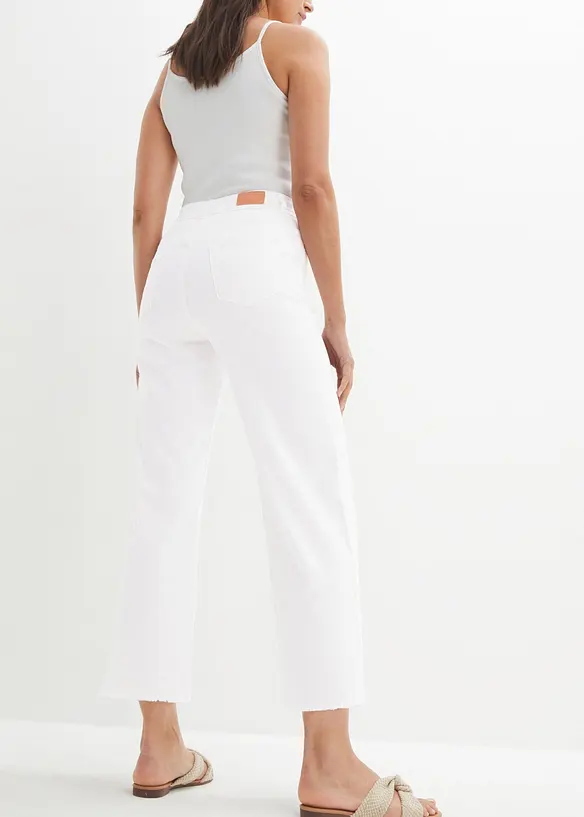 Jeans cropped wide fit, bonprix
