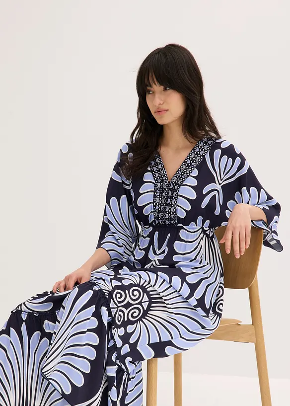 Abito lungo in viscosa fluida, bonprix