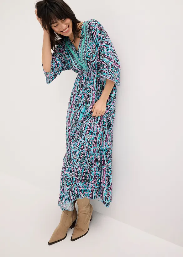 Abito lungo in viscosa fluida, bonprix