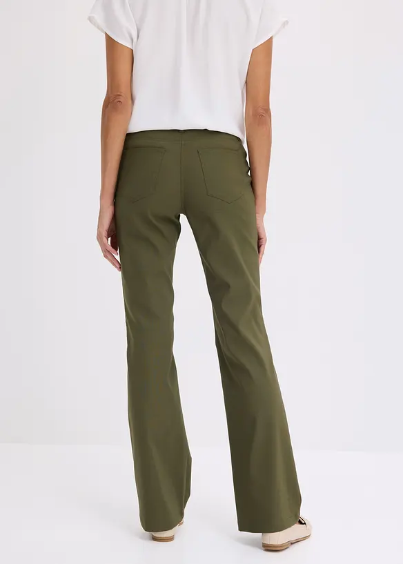 Pantaloni bootcut elasticizzati, bonprix
