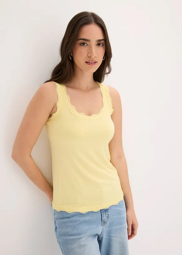 Top in misto viscosa morbido (pacco da 2), bonprix