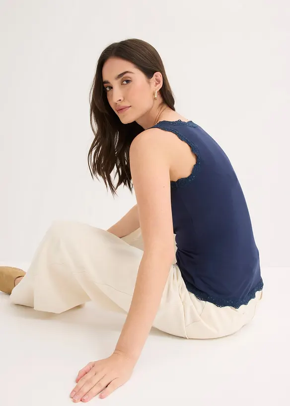 Top in misto viscosa morbido (pacco da 2), bonprix