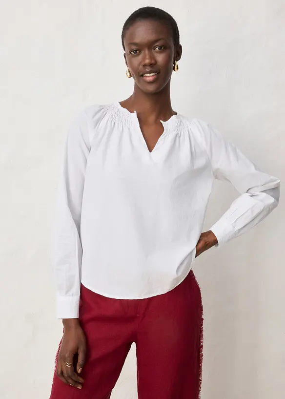 Tunica con percentuale di seta, bonprix