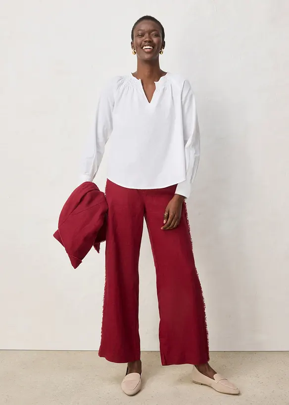 Tunica con percentuale di seta, bonprix