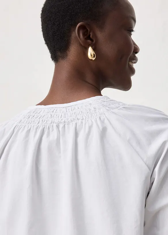 Tunica con percentuale di seta, bonprix