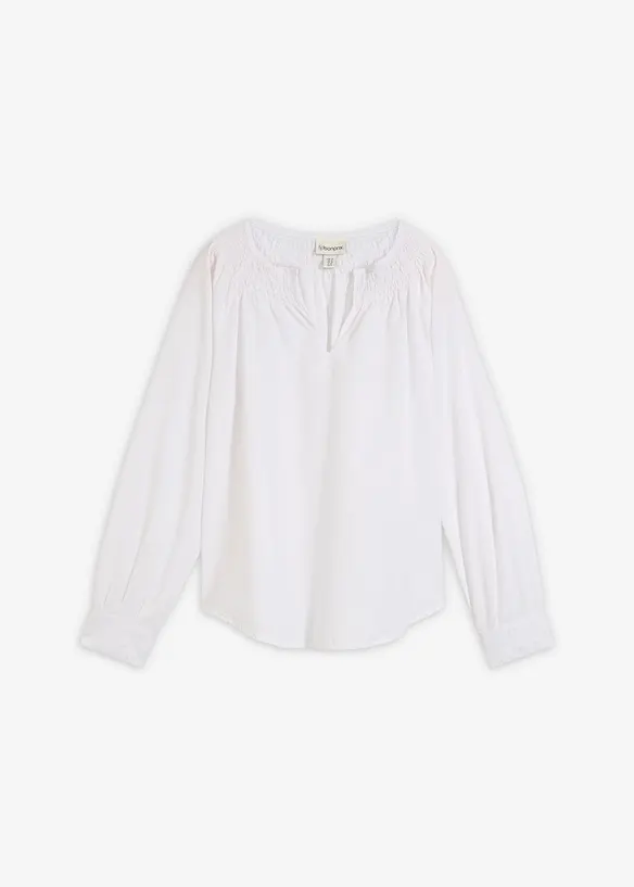 Tunica con percentuale di seta, bonprix