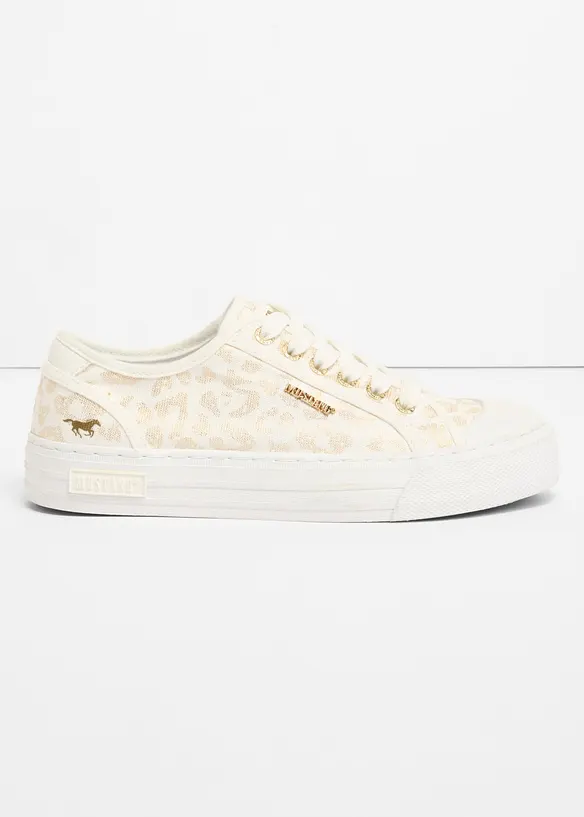 Sneaker Mustang con finiture animalier, Mustang