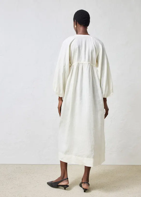 Abito lungo in puro lino, bonprix