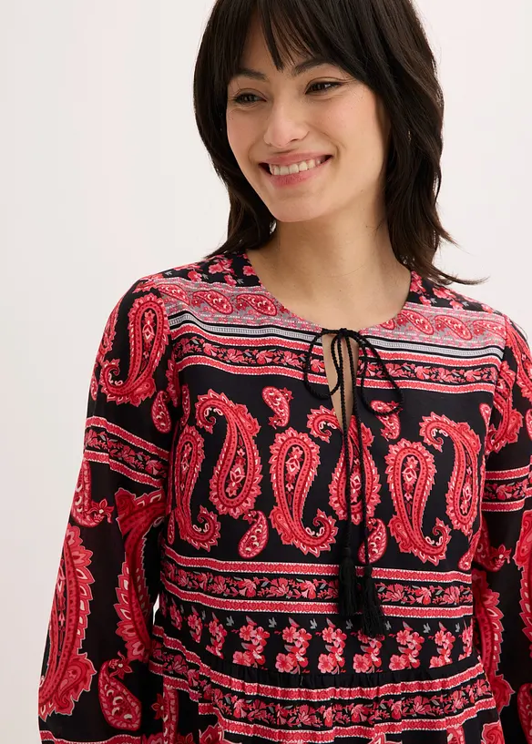 Abito midi in puro cotone, bonprix