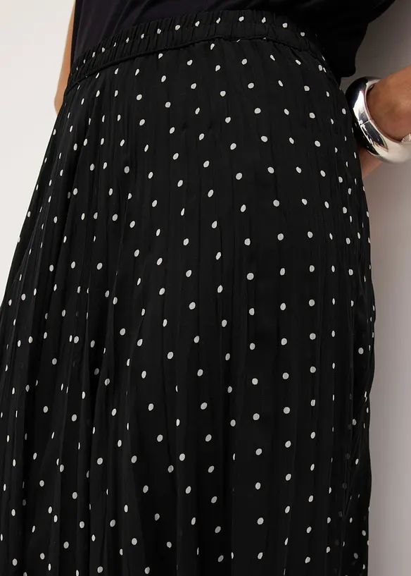 Gonna in chiffon con effetto stropicciato, bonprix