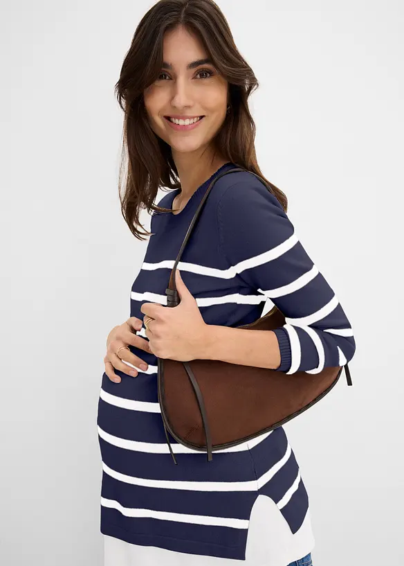 Maglione pr&eacute;maman / da allattamento leggero 2 in 1, bonprix