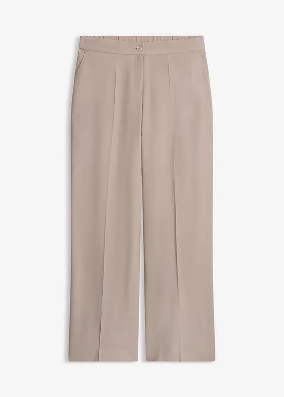 Pantaloni larghi leggeri con viscosa, bonprix
