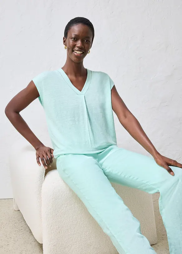 Maglia in puro lino, bonprix