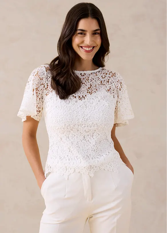 Maglia in pizzo, bonprix