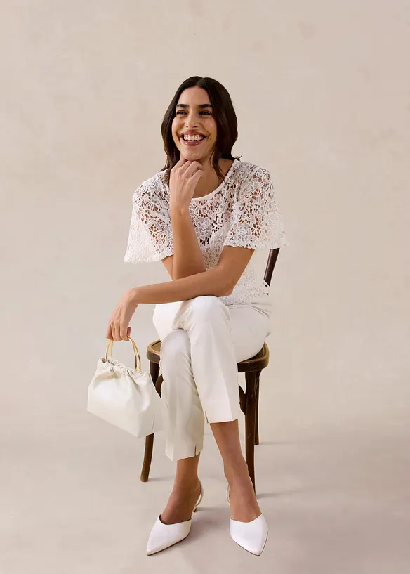 Maglia in pizzo, bonprix