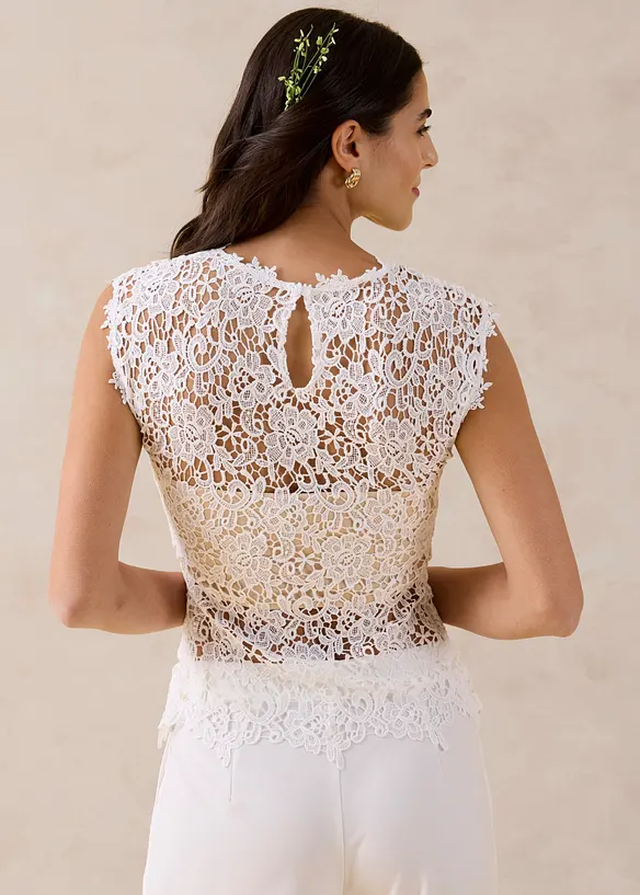 Top in pizzo, bonprix