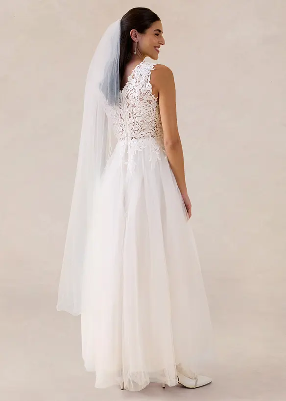 Abito da sposa con tulle e pizzo, bonprix