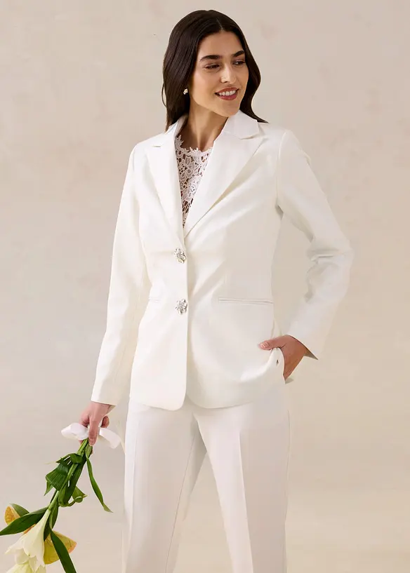 Blazer con bottoni gioiello, bonprix