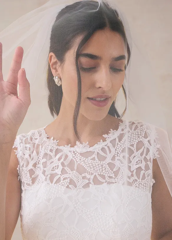 Abito da sposa con pizzo, bonprix