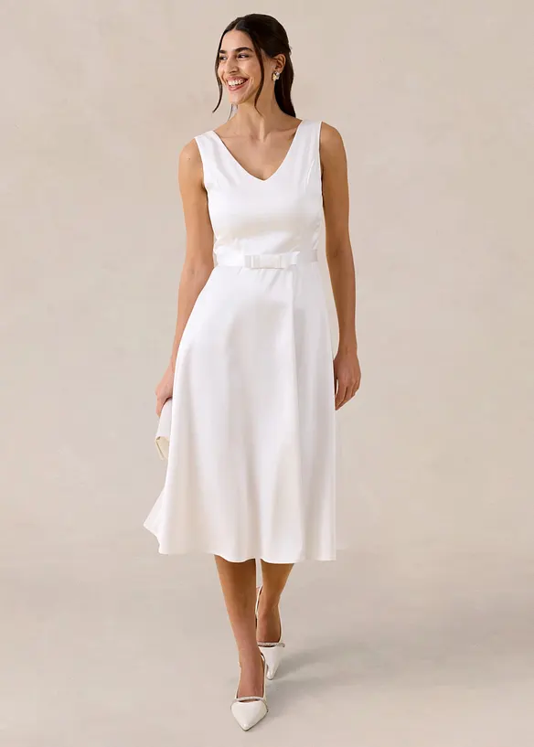 Abito in satin lucido, bonprix