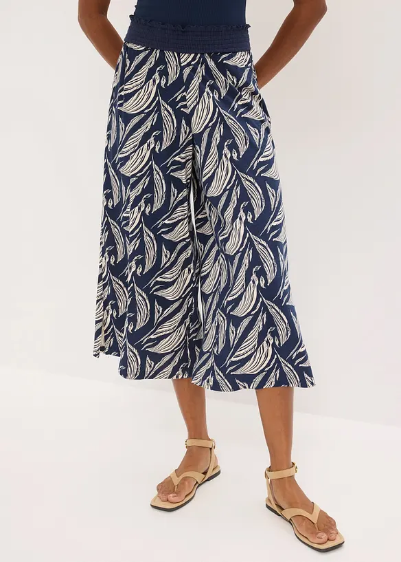 Pantaloni in jersey di misto viscosa e cotone, bonprix