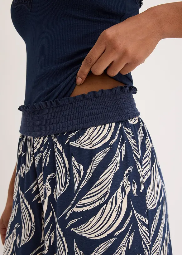 Pantaloni in jersey di misto viscosa e cotone, bonprix