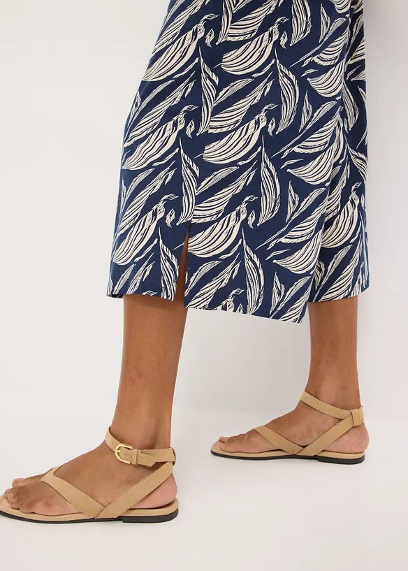 Pantaloni in jersey di misto viscosa e cotone, bonprix