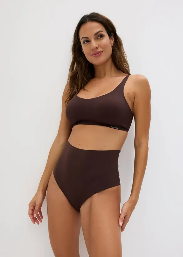 Slip senza cuciture con effetto modellante leggero (pacco da 2), bonprix