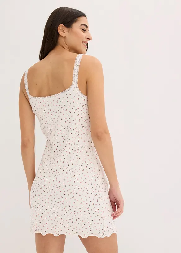 Camicia da notte a coste, bonprix