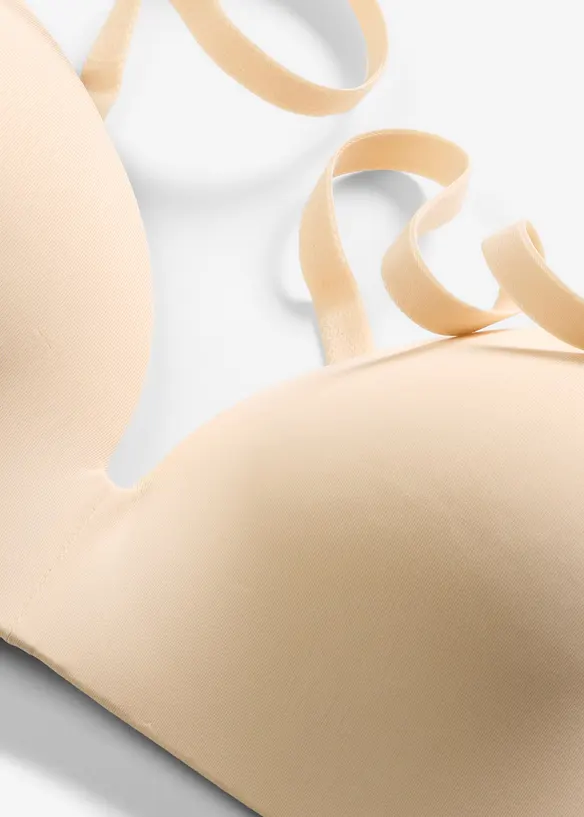 Reggiseno con coppe preformate prive di cuciture e senza ferretto, bonprix